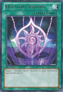 3 x Heraldry Reborn - CBLZ-EN057 - Rare - Unlimited Edition Near Mint, English - Image 1