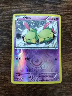 Pokemon Legendary Treasures Natu 55/113 Reverse Holo Card - Image 1