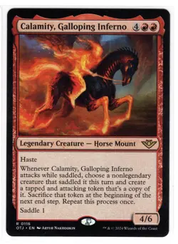 MTG Calamity, Galloping Inferno - Outlaws of Thunder Junction (OTJ) Regular NM - Image 1