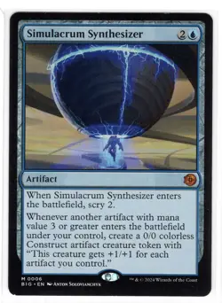 MTG Simulacrum Synthesizer - Outlaws of Thunder Junction: the Big Score (BIG) NM - Image 1