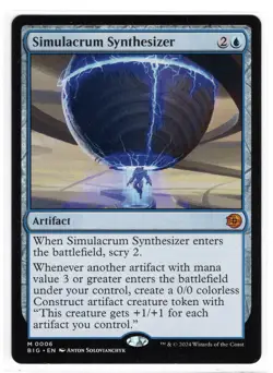 MTG Simulacrum Synthesizer - Outlaws of Thunder Junction: the Big Score (BIG) NM - Image 3