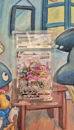 Rayquaza VMAX 218/203 Evolving Skies Alternative Art Pokemon Card Ace 9 English - Image 1