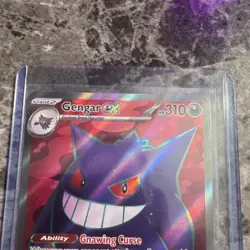 Pokemon Gengar EX 193/162 SV05 Temporal Forces Ultra Rare Full Art Holo 310 HP - Image 3