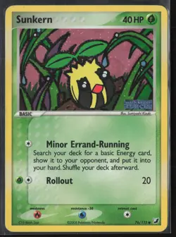 Pokemon Sunkern Unseen Forces 76/115 Reverse Holo Stamped - Image 1