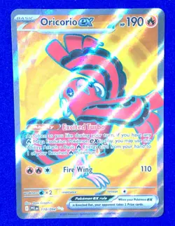 Pokemon TCG Oricorio ex 110/094 Full Art Ultra Rare Phantasmal Flames - Image 1