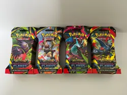 Pokemon TCG Phantasmal Flames Booster Hanger Sleeve Packs Sealed - Lot Of 36 - Image 1