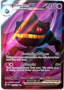 Banette Ex 💥229/198 💥Full Art Holo Secret Rare Scarlet & Violet Pokemon TCG - Image 1