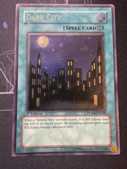 Dark City POTD-EN048 Ultimate Rare 1st Edition Yu-Gi-Oh LP/MP - Image 1