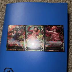 Monkey.D.Luffy, Portgas.D.Ace, & Sabo (2nd Anniversary Tournament) card set - Image 1