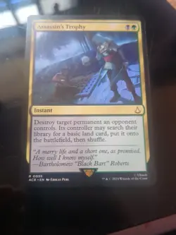 Assassin's Trophy R 0095 Assassin's Creed NM Magic The Gathering ACR REGULAR - Image 1