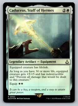 MTG Caduceus, Staff of Hermes 0002 ACR Foil Rare MTG 2024 EN - Image 1