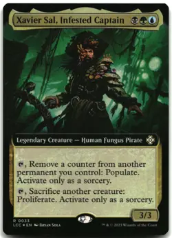 MTG Xavier Sal, Infested Captain EA FOIL R Commander Lost Caverns Ixalan 33 LP - Image 1