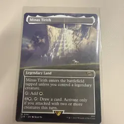 Minas Tirith (0341) (Borderless) #341 (NM) Lord of the Rings LTR Magic MTG - Image 1