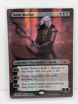 MTG Sorin Markov Ravnica Allegiance Masterpieces Foil NM - Image 1