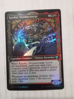 MTG Kardur, Doomscourge 324 U KHM Showcase Kaldheim Foil NM Magic - Image 1