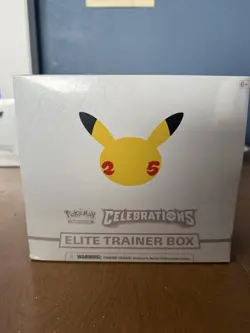 Pokemon Celebrations TCG Elite Trainer Box ETB Pokemon SEALED - Image 1