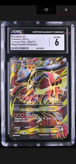 M Lucario EX 055a/111 Alternate Art Promos Holo XY 2017 Pokemon Card - Image 1