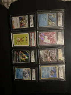 8 Card Graded Pokemon Lot - Image 1