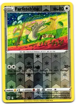 Farfetch'd 115/172 - Brilliant Stars Common Pokemon TCG Reverse Holo - LP Card - Image 1