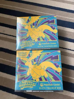 2 x Pokemon TCG Ascended Heroes Pokemon Center ETB - Sealed and New - Image 1