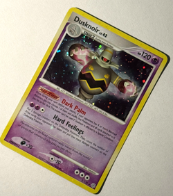 Pokemon TCG Dusknoir 2/130 Holo Bleed Error and SWIRL Diamond & Pearl - Image 3