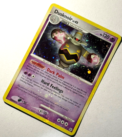 Pokemon TCG Dusknoir 2/130 Holo Bleed Error and SWIRL Diamond & Pearl - Image 4