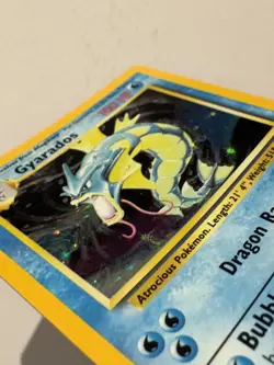 Pokemon Gyarados Base Set 6/102 Holo Rare English 1999 Wizards Card LP - Image 3