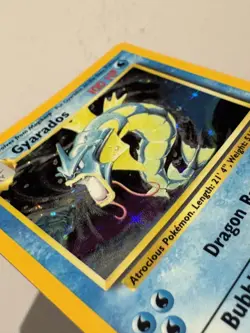 Pokemon Gyarados Base Set 6/102 Holo Rare English 1999 Wizards Card LP - Image 4