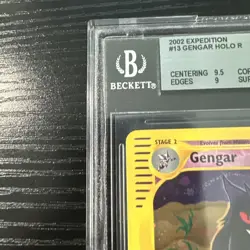 Gengar 13/165 Holo Expedition Rare Beckett WOTC Vintage Pokemon - Image 4