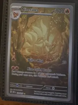2023 POKEMON SV OBSIDIAN FLAMES - OBF EN #199/197 NINETALES ILLUSTRATION RARE - Image 1