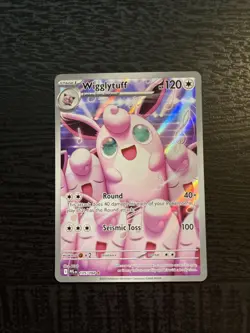Wigglytuff 105/094 Illustration Rare Pokemon TCG Phantasmal Flames NM - Image 1