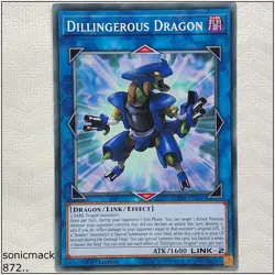 Dillingerous Dragon - DANE-EN041 - Common 1st Edition Yugioh - Image 1