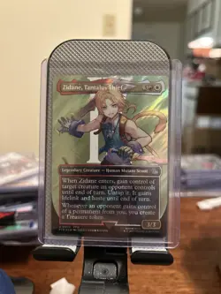 Zidane, Tantalus Thief (Borderless) (Surge Foil) NM Final Fantasy Magic FIN MTG - Image 1