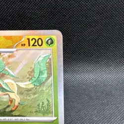 Pokemon Prismatic Evolutions Leafeon Master Ball #005/131 Holo Pack Fresh - Image 3