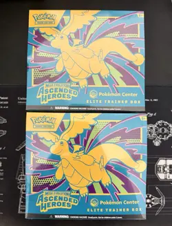 2 Ascended Heroes Pokemon Center Elite Trainer Box’s (2 PC ETB’s) - Image 1
