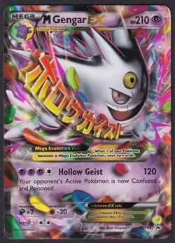 Pokemon M Gengar EX XY166 Holo Black Star Promo - Image 1