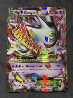 Pokemon M Gengar EX XY166 Holo Black Star Promo - Image 3