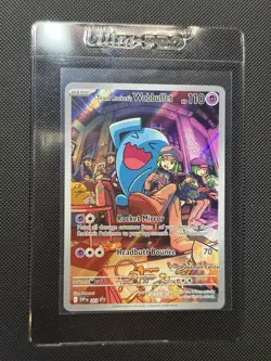 Pokemon Center Stamped Promo Destined Rivals Team Rockets Wobbuffet SVP 203 *NM* - Image 1