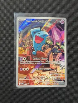 Pokemon Center Stamped Promo Destined Rivals Team Rockets Wobbuffet SVP 203 *NM* - Image 2