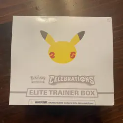 Pokemon Celebrations 25th Anniversary Elite Trainer Box ETB New Factory Sealed - Image 1