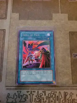 YUGIOH SPELL OF PAIN RGBT-EN090 RARE 1ST ED NM - Image 1