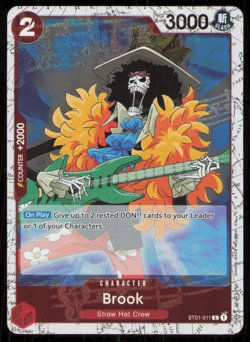 One Piece Brook (ST01-011/376) Premium Booster -The Best- Vol. 2 NM FOIL - Image 1
