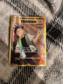 Pokemon TCG Brock's Grit Full Art Ultra Rare Card 107/108 XY Evolutions Holo - Image 1