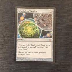 Crucible of Worlds LP Fifth Dawn FD English Regular MTG FREE SHIPPING - Image 1