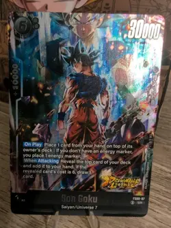 SR Super Rare UI Son Goku Vegito Dragon Ball Fusion World Legends Stamped Card - Image 1