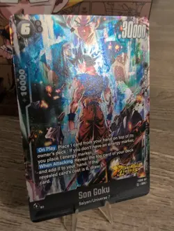 SR Super Rare UI Son Goku Vegito Dragon Ball Fusion World Legends Stamped Card - Image 5