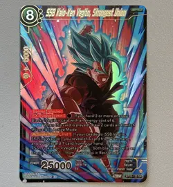 SSB Kaio-Ken Vegito, Strongest Union BT25-122 SR Gold Dragon Ball Super CCG Card - Image 2
