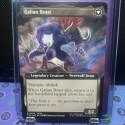 Vincent Valentine // Galian Beast - Extended Art NM, English MTG Final Fantasy - Image 2