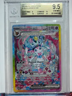 Pokemon TCG - Sylveon EX #156 - Primastic Evolutions - SIR - BGS 9.5= PSA 10 - Image 1