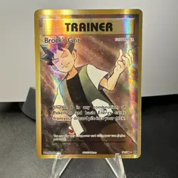 Pokemon TCG XY Evolutions Full Art Trainer Brock's Grit 107/108 - Image 1